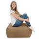 Hocker Sitzsack / Tisch Plüsch Beige