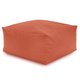 Hocker Sitzsack / Tisch Plüsch Koralle