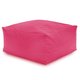 Hocker Sitzsack / Tisch Plüsch rosa