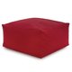 Hocker Sitzsack / Tisch Plüsch rot