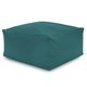 Hocker Sitzsack / Tisch Plüsch blau