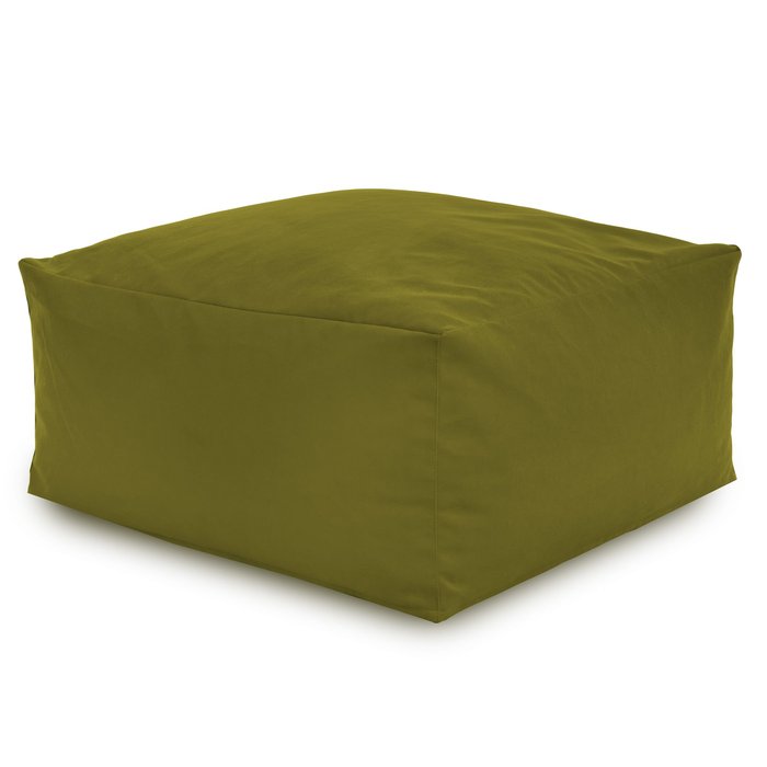 Hocker Sitzsack / Tisch Plüsch grün