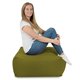Hocker Sitzsack / Tisch Plüsch grün