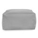 Hocker Sitzsack / Tisch Plüsch hellgrau
