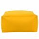 Hocker Sitzsack / Tisch Kunstleder gelb