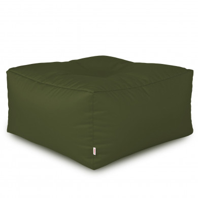 Hocker Sitzsack / Tisch Outdoor dunkelgrün