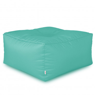 Hocker Sitzsack / Tisch Outdoor Türkis
