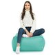 Hocker Sitzsack / Tisch Outdoor Türkis