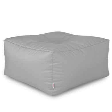 Hocker Sitzsack / Tisch Outdoor hellgrau