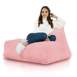 Sitzsack-Sessel mit Rückenlehne Bali - Yeti Kunstfell – Ansicht 8