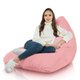 Sitzsack Kinzler XL Kunstfell Yet Rosa