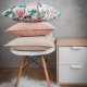 Dekokissen Perle Plüsch Zierkissen Zimmer