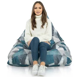 Boden-Sitzsack XL Bermuda - Premium Print-Stoff – Ansicht 71