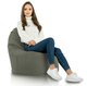 Sitzsack Sessel Porto Melange grün recykling