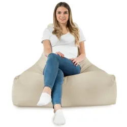 Sitzsack-Sessel mit Rückenlehne Bali - Soft-Velours – Ansicht 108