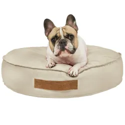 Rundes Hundebett und Katzenbett 50 cm - Soft-Velours – Ansicht 28