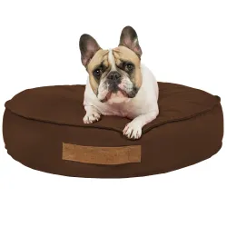 Rundes Hundebett und Katzenbett 50 cm - Soft-Velours – Ansicht 27