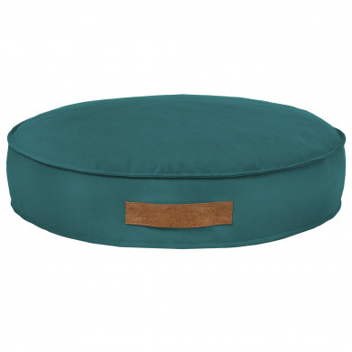 Blau Runde Hundekissen Plüsch