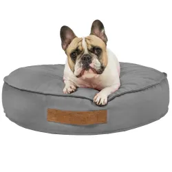 Rundes Hundebett und Katzenbett 50 cm - Soft-Velours – Ansicht 22