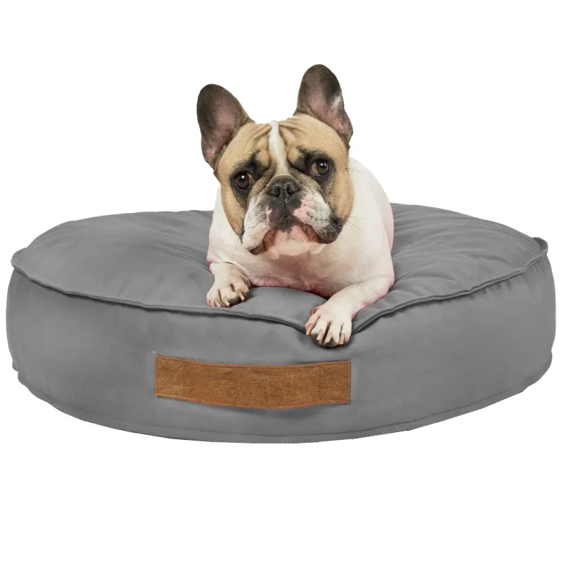 Rundes Hundebett und Katzenbett 50 cm - Soft-Velours – Ansicht 22