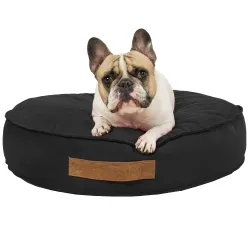 Rundes Hundebett und Katzenbett 50 cm - Soft-Velours – Ansicht 25