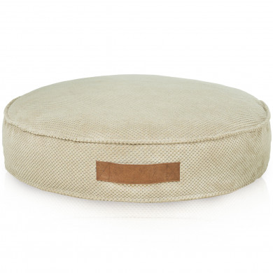 Beige Dot Runde Hundekissen