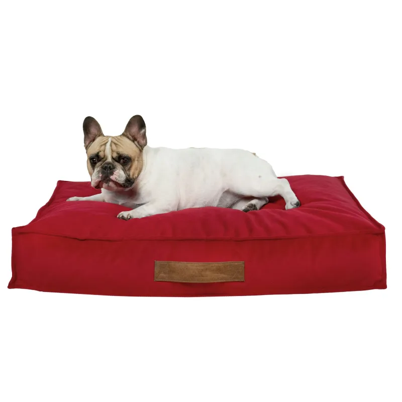 Rechteckiges Hundebett und Katzenbett 50x60 cm - Soft-Velours – Ansicht 25