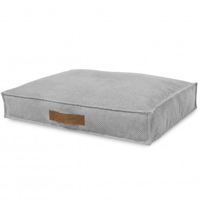 Hellgrau Dot Rechteckige Hundebetten