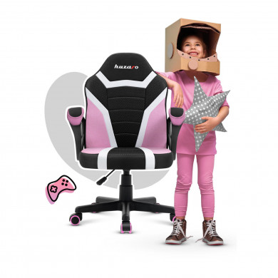 Gaming Stuhl für Kinder RANGER 1.0 Pink Mesh