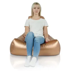 Sitzsack-Sessel mit Rückenlehne Bali - Kunstleder – Ansicht 9
