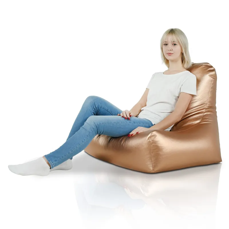 Sitzsack-Sessel mit Rückenlehne Bali - Kunstleder – Ansicht 5