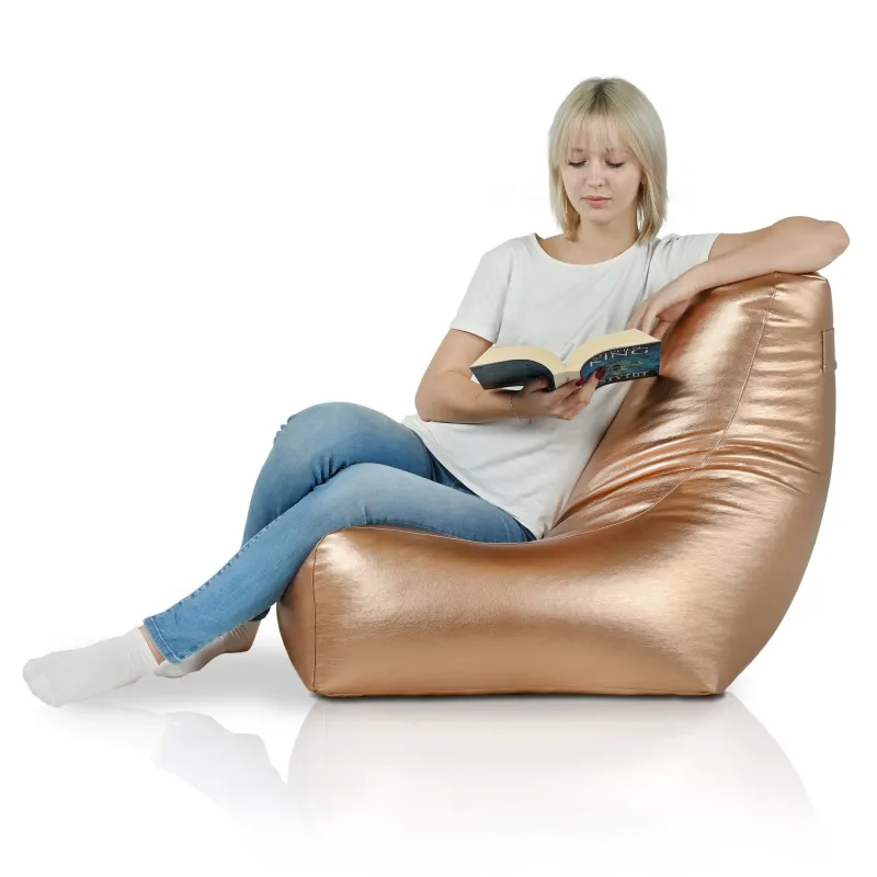 Sitzsack-Sessel mit Rückenlehne Bali - Kunstleder – Ansicht 12