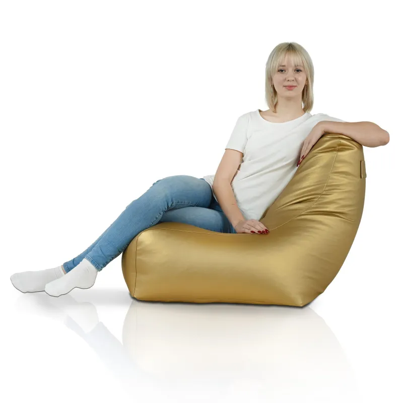 Sitzsack-Sessel mit Rückenlehne Bali - Kunstleder – Ansicht 6