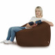 Dunkelbraun Sitzsack Sessel Amalfi