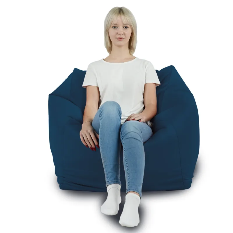 Sitzwürfel Sessel Amalfi - Soft-Velours – Ansicht 45