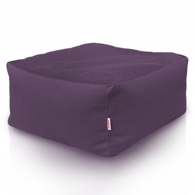 Violett quadratische fußbank Plüsch