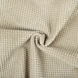 Quadratisches Dekokissen 45x45 cm - Struktur-Velours Dot – Ansicht 4