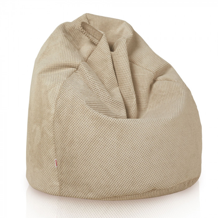 Beige Dot Sitzsack Kinder