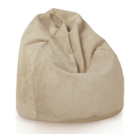 Beige Dot Sitzsack Kinder