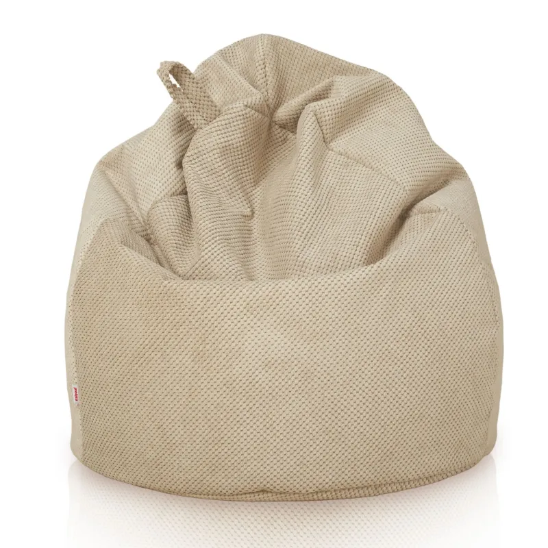 Beige Dot Sitzsack Kinder
