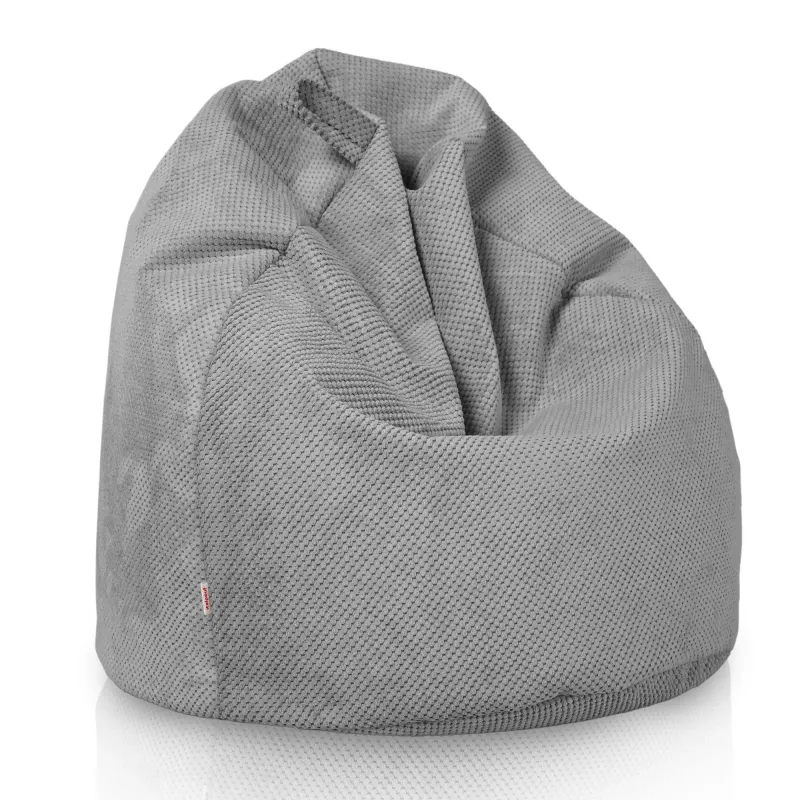 Riesensitzsack XXL für Erwachsene -Struktur-Velours Dot – Ansicht 9