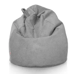 Riesensitzsack XXL für Erwachsene -Struktur-Velours Dot – Ansicht 10