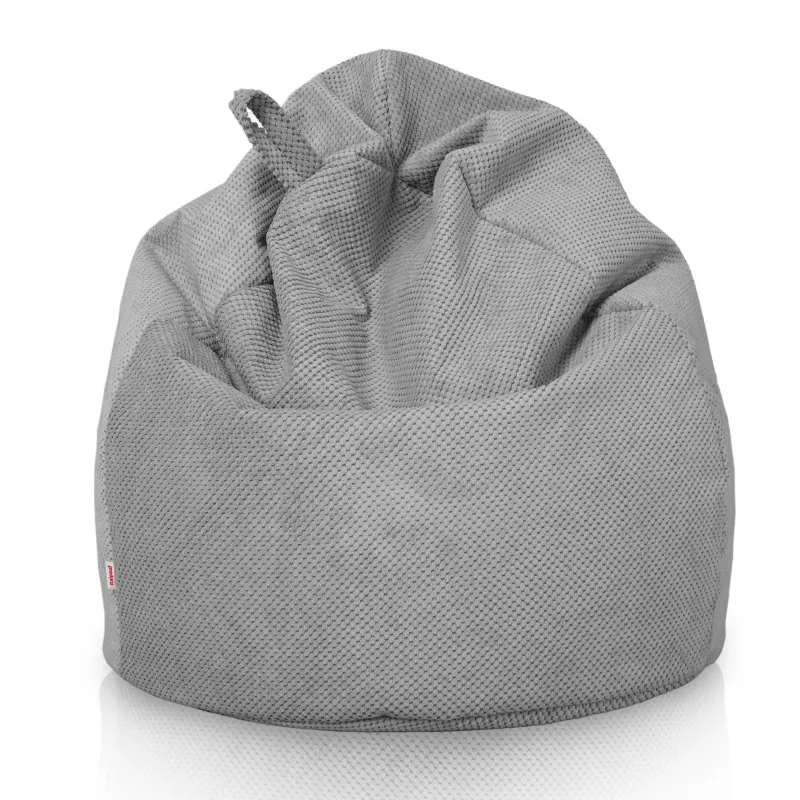 Riesensitzsack XXL für Erwachsene -Struktur-Velours Dot – Ansicht 10