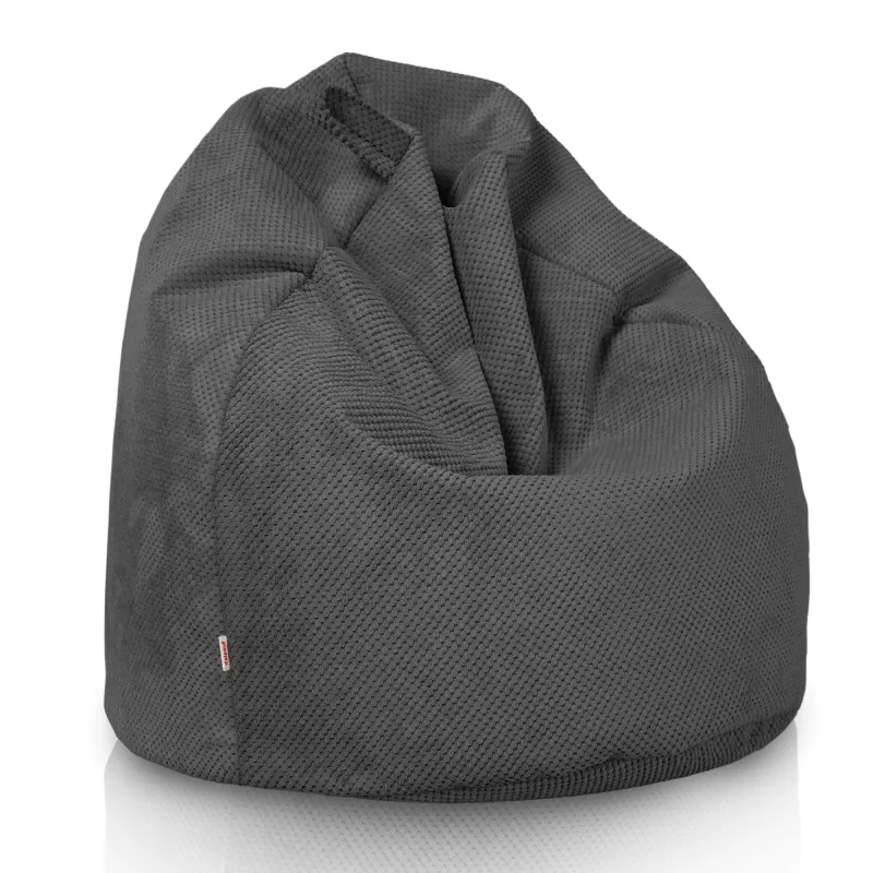 Riesensitzsack XXL für Erwachsene -Struktur-Velours Dot – Ansicht 17
