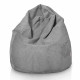 Hellgrau Dot Sitzsack XL