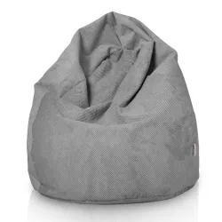 Riesensitzsack XXL für Erwachsene -Struktur-Velours Dot – Ansicht 12