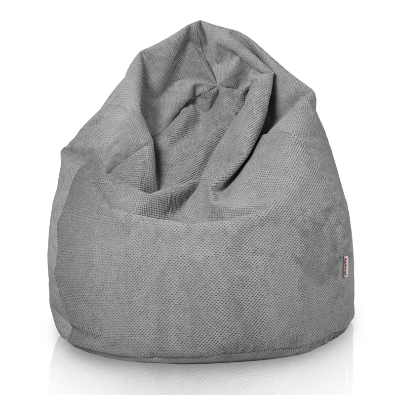 Riesensitzsack XXL für Erwachsene -Struktur-Velours Dot – Ansicht 12