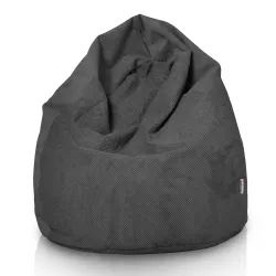 Riesensitzsack XXL für Erwachsene -Struktur-Velours Dot – Ansicht 20