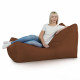 Lounge Sessel Outdoor Dunkelbraun