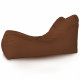 Lounge Sessel Outdoor Dunkelbraun